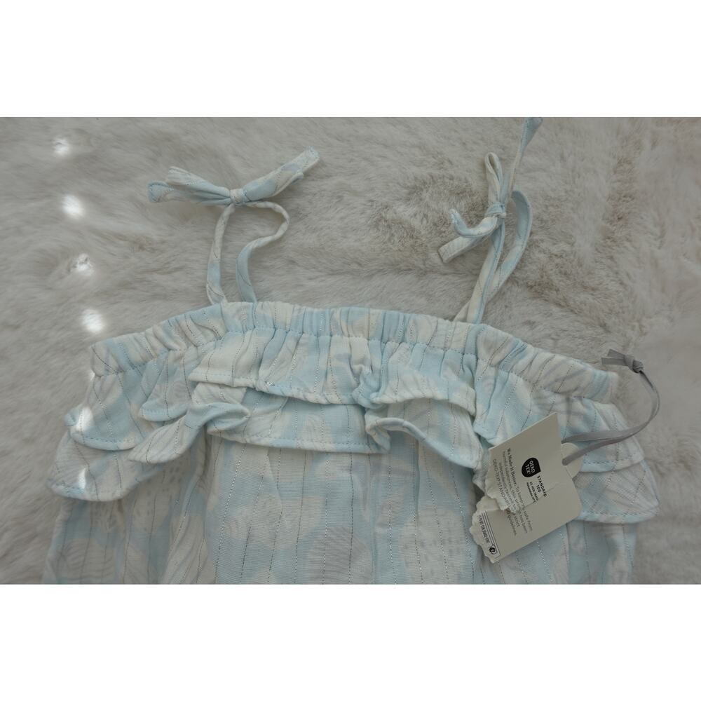 New Cloud Island Sea Shell Ruffle Bubble Romper 6-9M - Picture 5 of 5